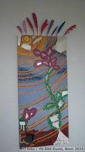 Material collage by Inka