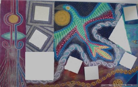 Material collage by Inka