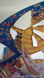 Material collage by Inka