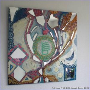 Material collage by Inka