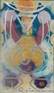 Contemporary Painting behind glass by Inka