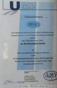 Award for inclusion: Hobgoblin 2013