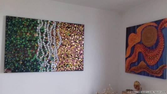 Interior Design with Art Works by Inka
