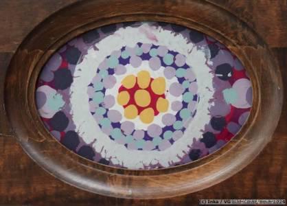 Painting behind glass by Inka