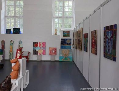 Inka's art at the LebensArt in Putbus on Ruegen