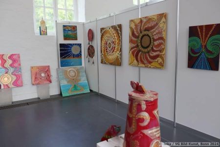 Inka's art at the LebensArt in Putbus on Ruegen