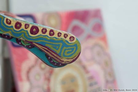 Inka's art at the LebensArt in Putbus on Ruegen