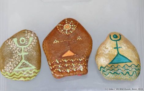 Inka's art at the LebensArt in Putbus on Ruegen