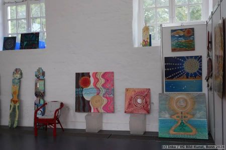 Inka's art at the LebensArt in Putbus on Ruegen